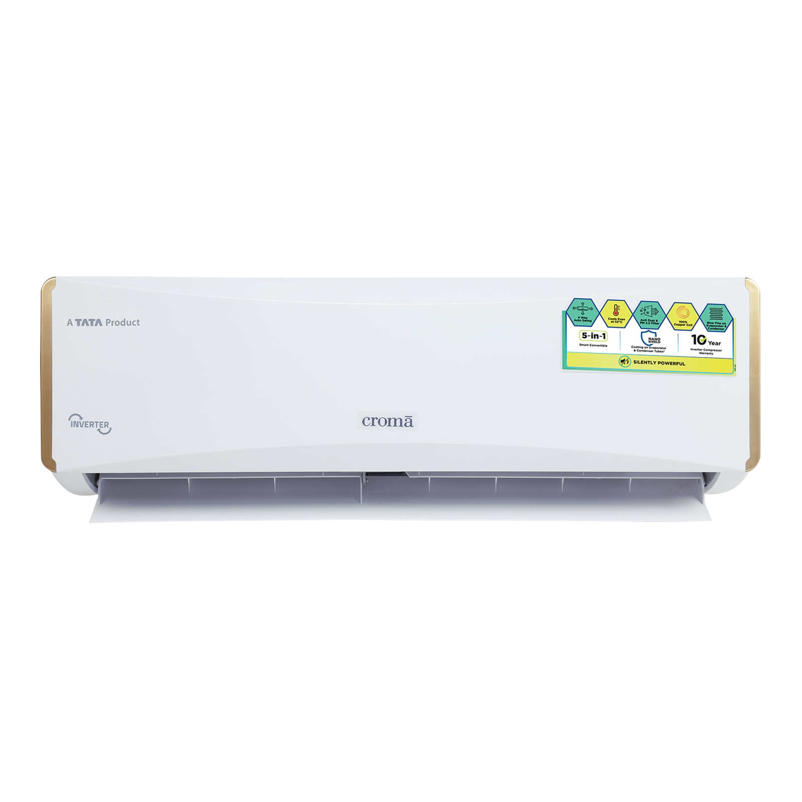 Buy Croma 5 In 1 Convertible 1 4 Ton 3 Star Inverter Split AC With Self